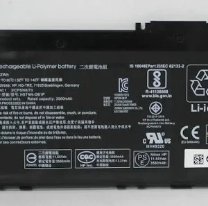 ORIGINAL HP PP03XL Laptop Battery- 11.55V (3 Cells)